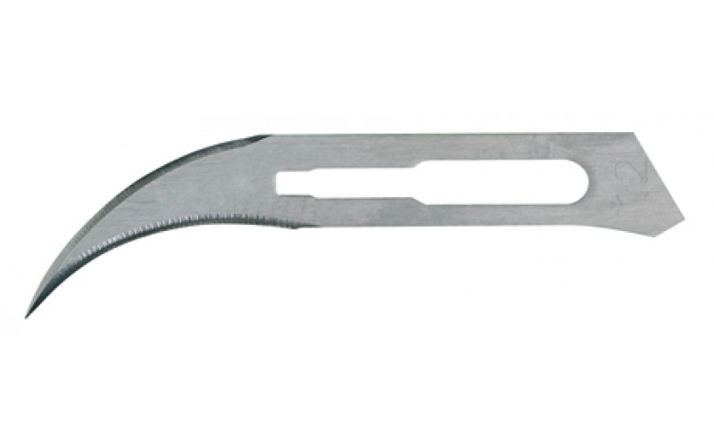 4-112B Carbon Steel Sterile Surgical Blades no. 12B 