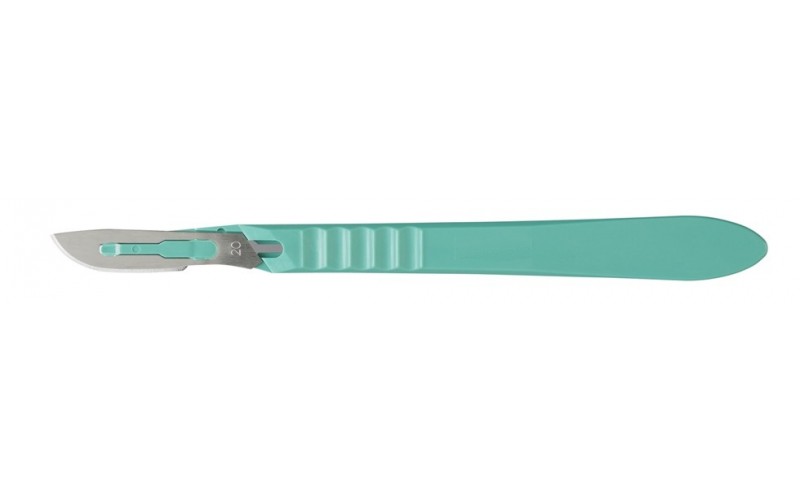 4-420 Disposable Scalpels, stainless steel, sterile blade sizeno. 20