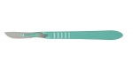 4-422 Disposable Scalpels, stainless steel, sterile blade sizeno. 22