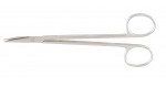 5-174 REYNOLDS Dissecting Scissors 6" (15.2 cm), curved, tenotomy type dissecting tips, one serrated blade