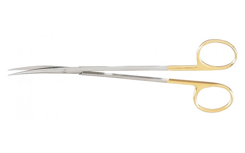 5-182B-TC METZENBAUM Scissors, 7" (17.8 cm), curved