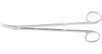 5-246  POTTS-SMITH Scissors, 7-1/2" (19.1 cm), angled on side 25 degres, 20 mm blades