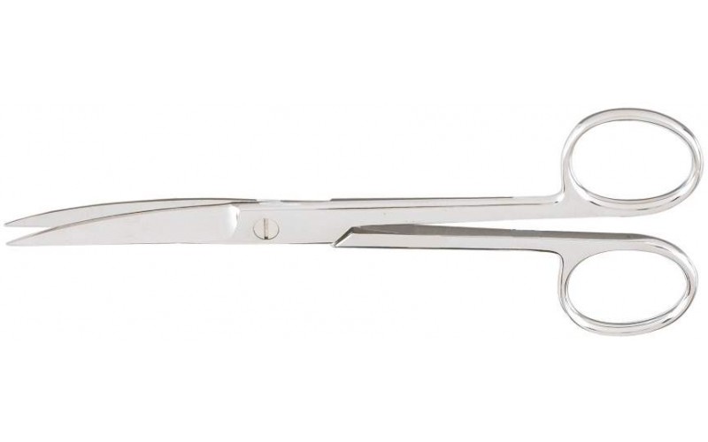5-74 Standard Pattern Serratex Operating Scissors, curved, 5-1/2" (1 cm), 
