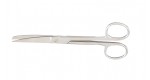 5-76 Standard Pattern Serratex Operating Scissors, curved, 5-1/2" (1 cm), one serrated edge, sharp-blunt points