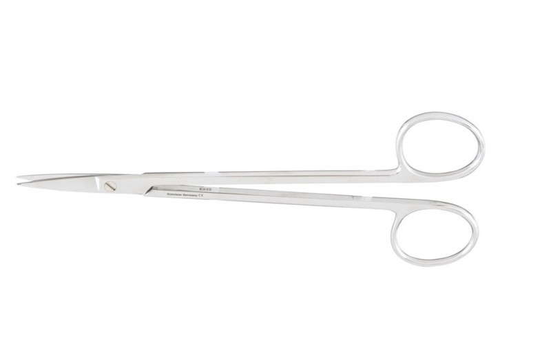 5D-251 KELLY Scissors, 6-1/4" (15.9 cm), sharp points, straight, one serrated blade