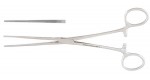 7-234  BAINBRIDGE Forceps, 7-1/4" (18.4 cm), straight, longitudinal serrations, cross tip serrations.