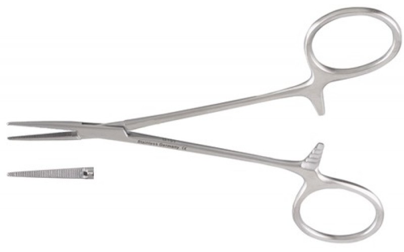 7-8  HALSTED Mosquito Forceps, straight, extra delicate.