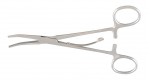 9-80  McKENZIE Clip Applying Forcep 6" curved jaws, straight handles