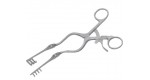 11-634-SH  BECKMAN-WEITLANER Retractor, 6-1/2" (16.5 cm), sharp, 3 X 4 teeth, with hinge blades