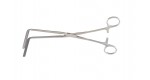 16-174  FEHLAND Intestinal Clamp, 9-3/4" (24.8 cm), right angle with 3-1/4" (8.3 cm) long jaws.