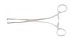 16-52 COLLIN Intestinal Forceps, 8" (20.3 cm), with 1/2" (1.3 cm), wide jaws.