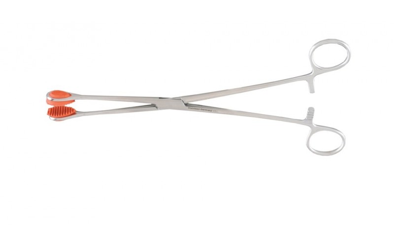 16-70 CHILD Intestinal Forceps 9-3/4" (24.8 cm), with interchangeable rubber jaw