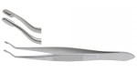 18-1002 ARRUGA Capsule Forceps, 4" (10.2 cm), new curve.