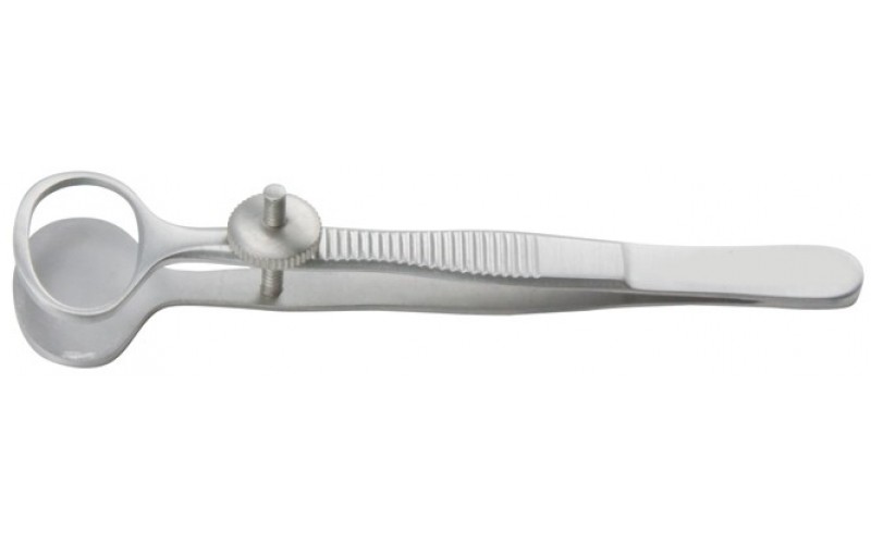 18-1202 DESMARRES Chalazion Forceps, 3-1/2" (8.9mm), medium Size, 12 X 23mm inside ring