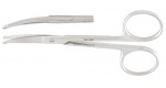 18-1432 Eye Scissors, 4" (10.2 cm), with probe point, curved.