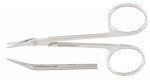 18-1602 AEBLI Corneal Scissors, 4" (10.2 cm), angled on flat right.