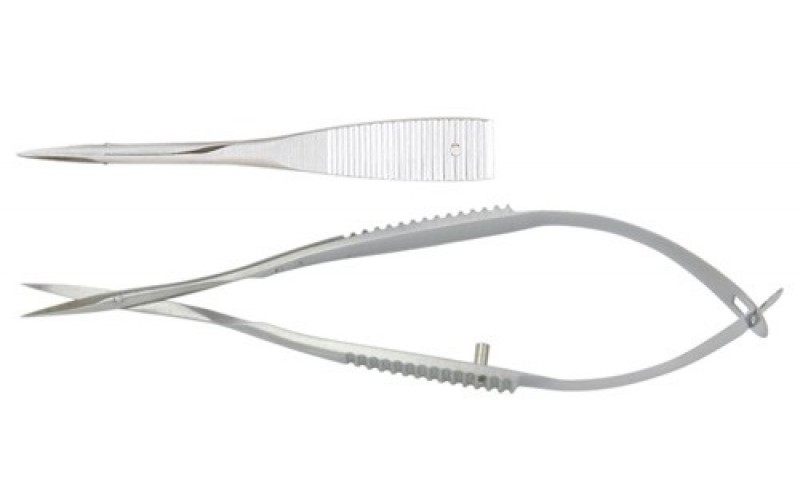 18-1625 MCPHERSON-VANNAS Micro Iris Scissors, 3-1/4" (81.5mm), Straight, Sharp Tips, Extra Fine.