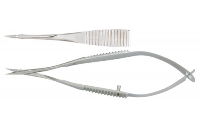 18-1630 Micro VANNAS Scissors, 3-1/4" (8.3 cm), straight, ultrafine blades.