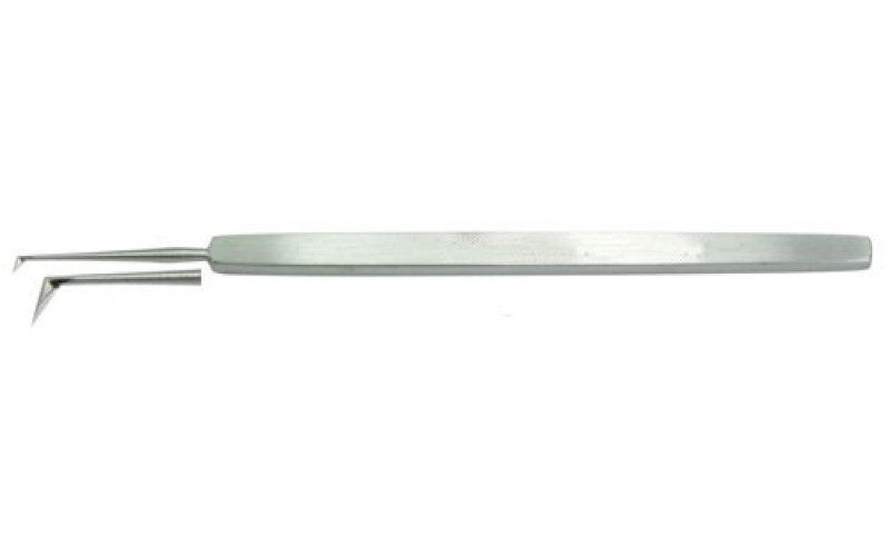 18-320 WILDER Cystotome, angled blade 3 mm edge.