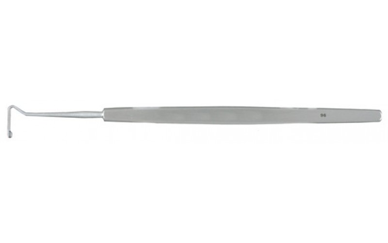 18-446  JAMESON Strabismus Hook 5" (12.7cm), 10 mm deep