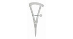 18-650 CASTROVIEJO Caliper, 3-1/4" (83mm), a combination measuring and marking caliper, straight, graduated from 0 to 20mm.