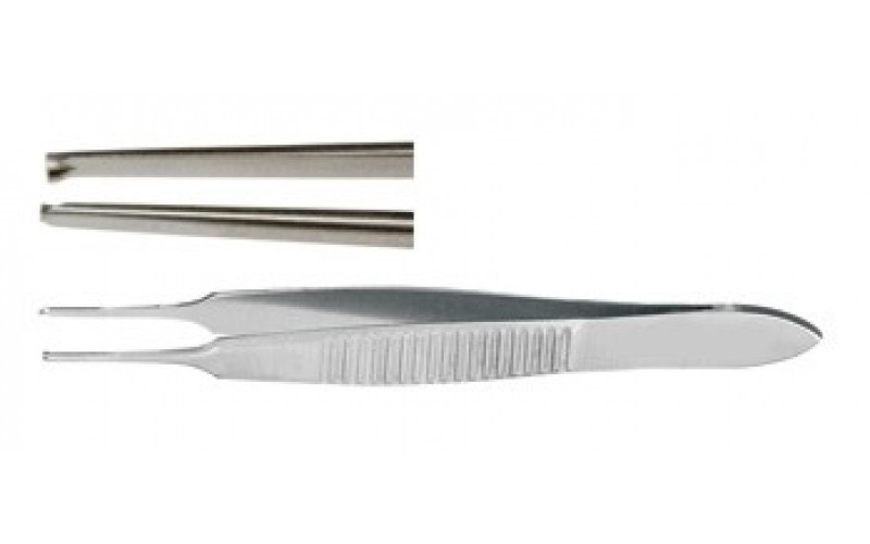 18-816 GRAEFE Eye Dressing Forceps, 2-3/4" straight 1x2 Teeth