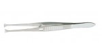 18-854 GRAEFE Fixation Forceps, 4-3/8" ,4.5 mm, teeth, catch.