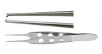 18-867 BISHOP-HARMON Micro Tissue Forceps, 3-3/8"delicate 0.3 mm 1 X 2 teeth.