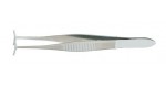 18-896 GREEN Fixation Forceps, 4" T-Shape, 12 mm jaws, 19 X 20 teeth.