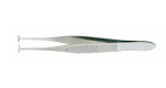 18-897 GREEN Fixation Forceps, 4",(10.2 cm), T-Shape, 5 mm jaws, 8 X 9 teeth.