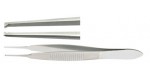 18-912 LESTER Fixation Forceps, 3-3/4" delicate, 1 X 2 teeth, 0.6 mm.