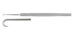 21-152 Skin Hook, 4-3/4" (12.1 cm), sharp prong, 2 mm diameter