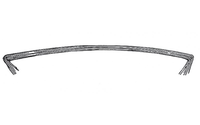 22-1060-7 Tonsil Snare Wire, cut & bent, length 4" (10.2 cm), size No. 7 (0.4 mm).