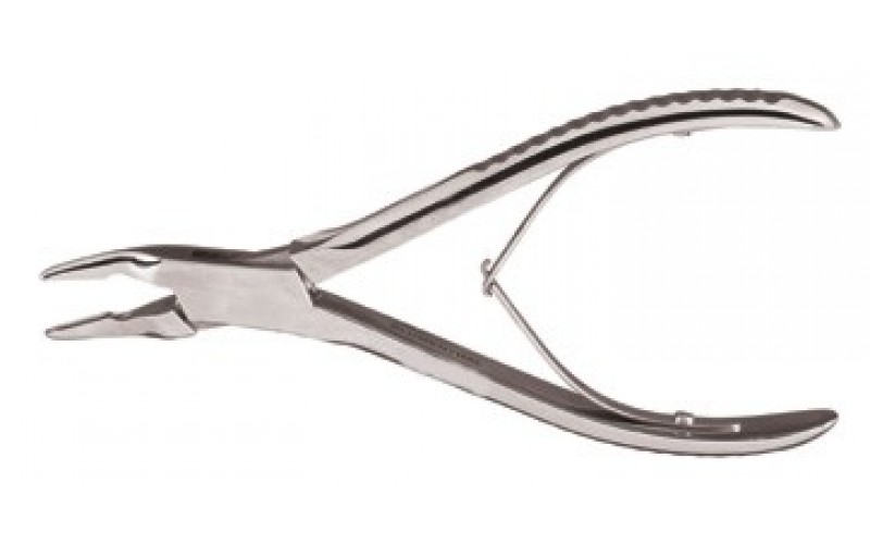 22-481 BLUMENTHAL Oral Surgery Rongeur, 7" (17.8 cm), beaks at 30 degree angle.