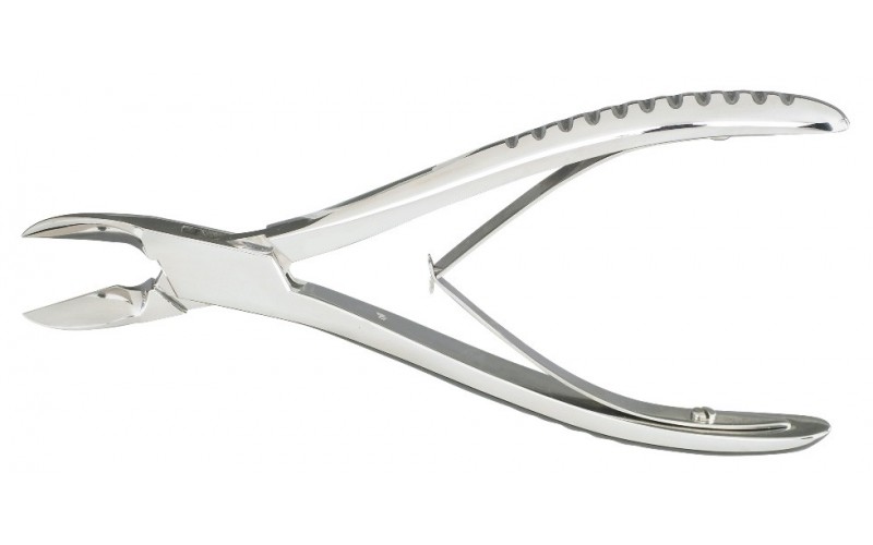 22-490 Oral Surgery Rongeur 6 3/4" (17.1cm), no. 5 pattern, slightly curved beaks.