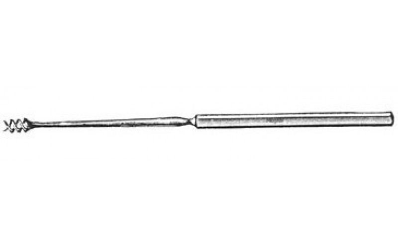 22-900 LEWIS Tonsil Screw, 7-3/4" (19.7 cm), two sharp points, small size.