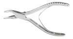 22D-420 BLUMENTHAL Oral Surgery Rongeur 6" (152mm), 3mm Bite, Angled 45 degrees.