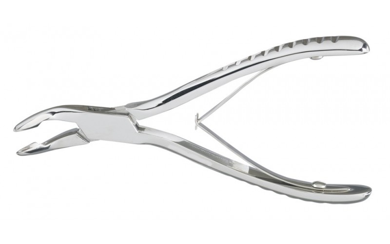 22D-424 Mini- BLUMENTHAL Oral Surgery Rongeur 4 1/2" (11.4cm) beaks at -45 degree angle.