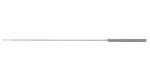 28-104  BARR Fistula Probe, 8" (20.3 cm) sterling shaft, eye at tip, 11-1/2" (overall)