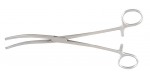 30-1805  PEAN Hysterectomy Forceps, 9" ,  curved