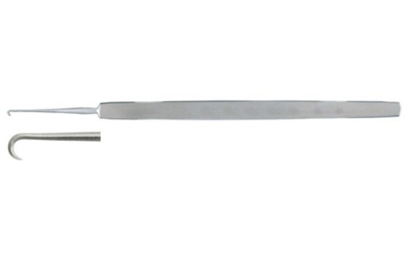 33-121 SELTZRER Dermal Biopsy Hook, 4-1/2" (11.4 cm), sharp point.